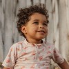 Taupe UV t-shirt met krabben - Crab and lobster